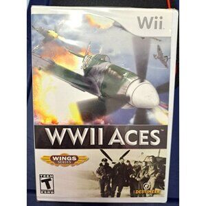 WWII Aces (Nintendo Wii, 2008) Wings Series Rated T for Teen